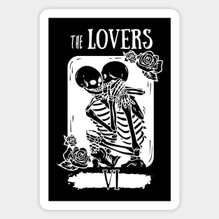 The Lovers (White Design) Magnet